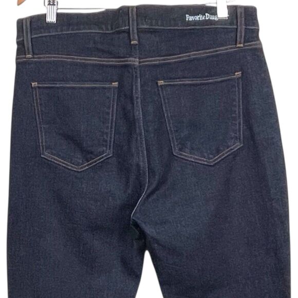 FAVORITE DAUGHTER Valentina Tower Super High Rise Jeans Size 32 Jasper Dark Wash - Picture 10 of 16
